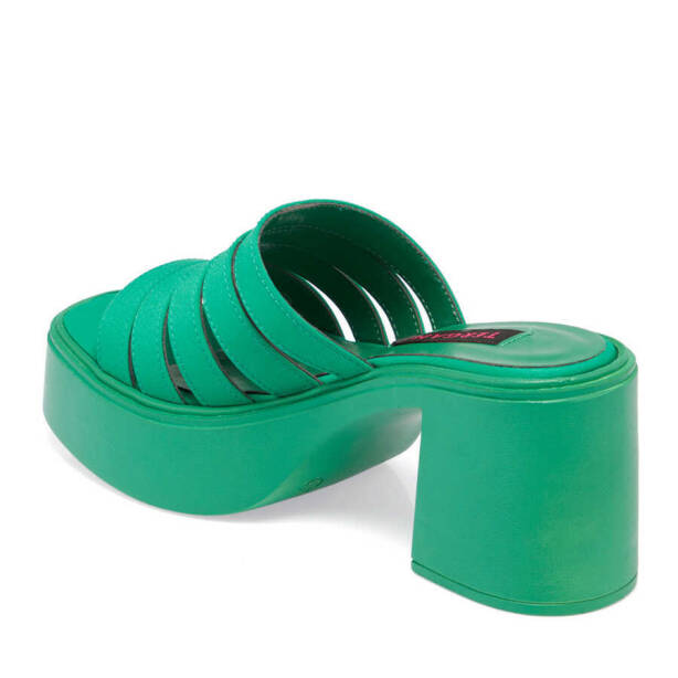 Yeşil Vegan Kadın Terlik - K24Y1TR67423-T3R - 2